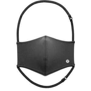 NWT Lululemon Black Double Strap Face Mask
